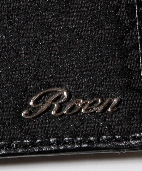 新品  Roen ロエン 二つ折り 財布 レオパードジャガード