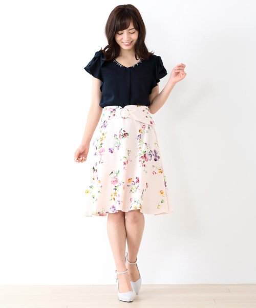 セール 花柄フレアースカート ミッシュマッシュ Misch Masch D Fashion