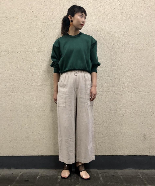 【未使用品】ADAM ET ROPE' ネックリボンプルオーバー ADAM ET ROPÉ FEMME(アダム エ ロペ ファム) / 【サステナブル