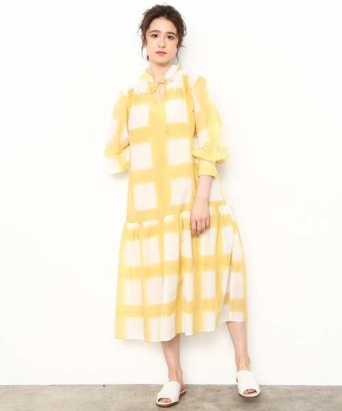 セール 竹田嘉兵衛商店 Adam Et Rope 有松絞りワンピース アダム エ ロペ Adam Et Rope D Fashion