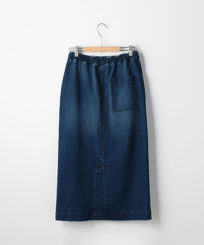極美品 23区DENIM サイズ46 大きめストレッチデニムロングスカート 23区（大きいサイズ） 【洗える】23区DENIM ストレッチ デニム