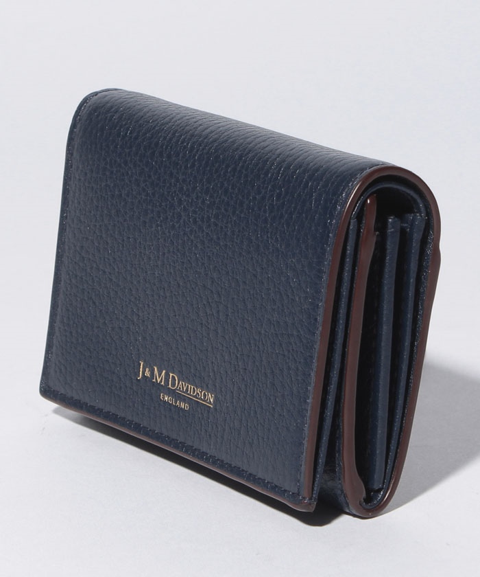 セール 30%OFF】【J&M DAVIDSON】二つ折り ミニ財布 / ONE FOLD WALLET