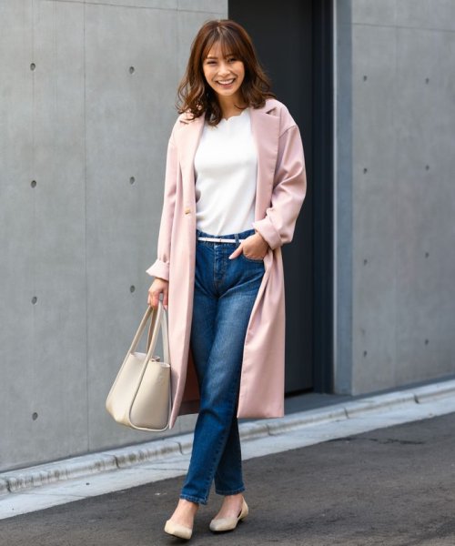 セール Andgirl Domani3月号掲載 小泉里子さん着用 チェスターコート トーナル Tonal D Fashion
