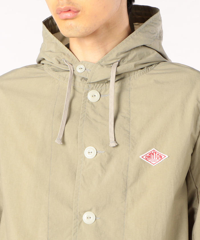 クーポン】【DANTON/ダントン】【別注】NYLON TAFFETAフーディー