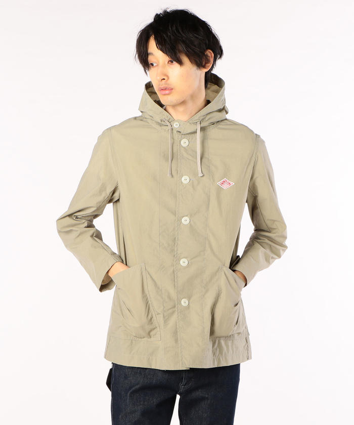 クーポン】【DANTON/ダントン】【別注】NYLON TAFFETAフーディー
