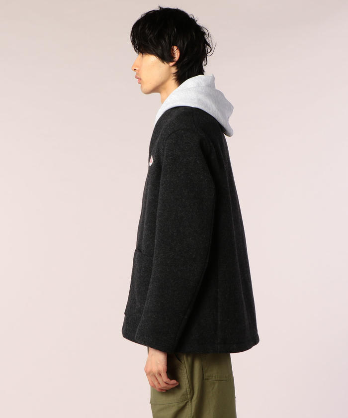DANTON　モッサーフーディジャケット DANTON/ダントン】モッサーノーカラージャケット#JD－8904WOM