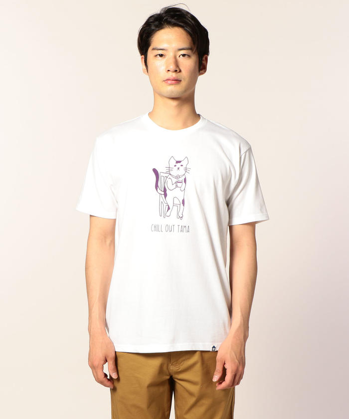 CHILL OUT TAMA Tシャツ(501120351) | ポチタマランド(POCHITAMA