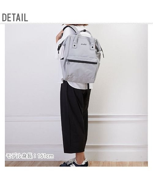 アネロ Anello At B2811 マットラバー口金リュック バックヤード Backyard D Fashion アネロ Anello At B2811 マットラバー口金リュック バックヤード Backyard D Fashion
