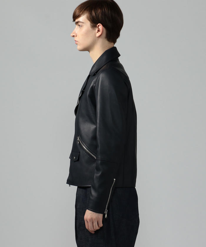 セール 40%OFF】【別注】DENIM×TOMORROWLAND ラムレザー ダブル セール 40%OFF】【別注】DENIM×TOMORROWLAND ラムレザー ダブル