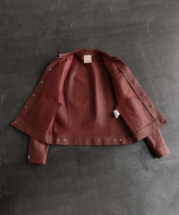 セール 40%OFF】【別注】DENIM×TOMORROWLAND ラムレザー セール 40%OFF】【別注】DENIM×TOMORROWLAND ラムレザー