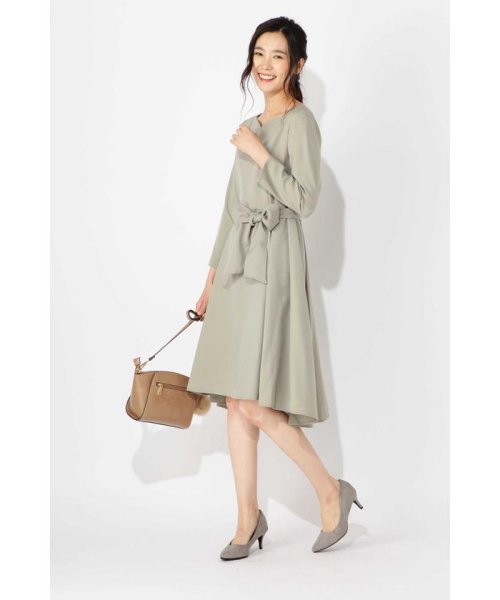 セール ハートネックフレアワンピース ナチュラルビューティーベーシック Natural Beauty Basic D Fashion