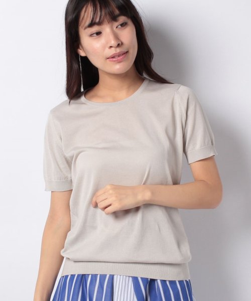 セール John Smedley レディス半袖丸首ニット ジョンスメドレー John Smedley D Fashion