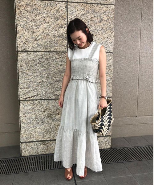 セール 3wayリゾートロングワンピース ローズバッド Rose Bud D Fashion