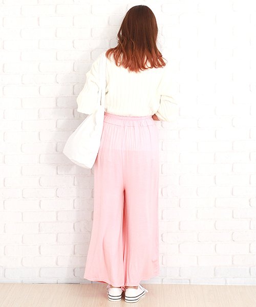 セール61 Off ガウチョパンツ スカンツ スカーチョ ボトムス フレア スウェット Vl 1010 アミュレット Amulet D Fashion