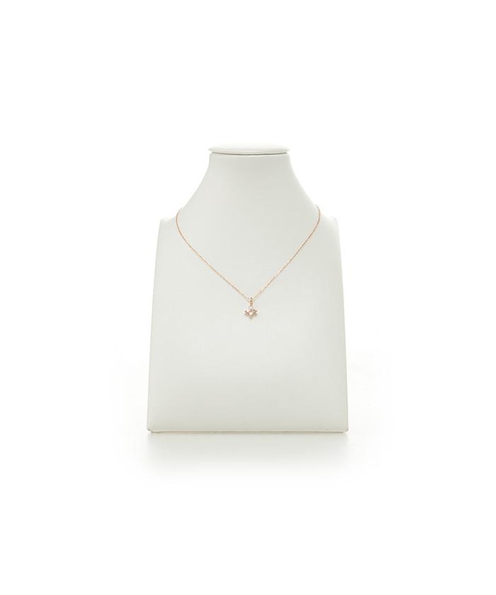 K10 PG ダイヤモンド フラワー ネックレス(501189131