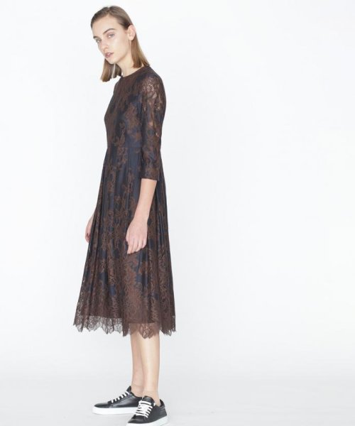 Tvドラマ着用 レース配色ロングワンピース グレースコンチネンタル Grace Continental D Fashion