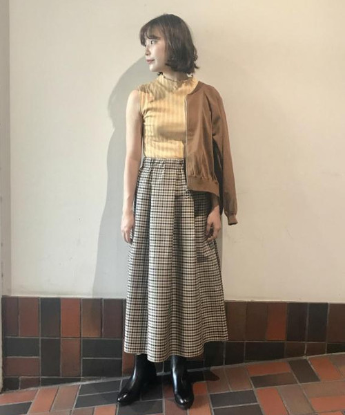 Adam et Rope&#39; - ADAM ET ROPE ポリエステル強撚ニットブルゾン 今期 セール 60%OFF】ポリエステル強撚ニットブルゾン(501128055