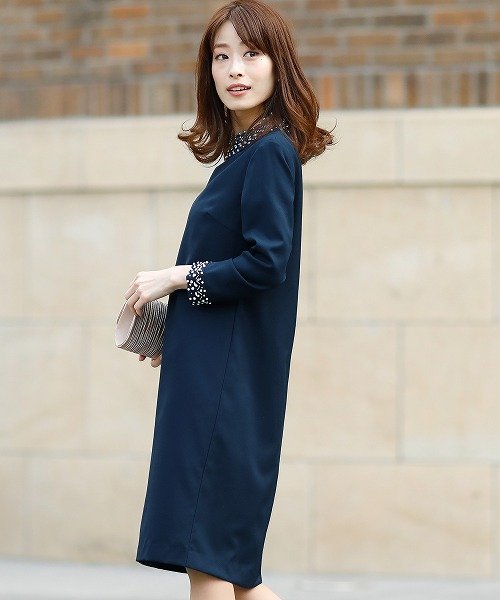 クーポン セール36 Off 結婚式 パーティー ビジュー クラシカルワンピース プールヴー Pourvous D Fashion