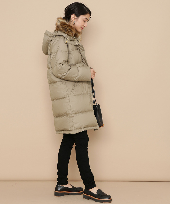 セール 30%OFF】ALLIEDファー付きロングダウンコート(501260235