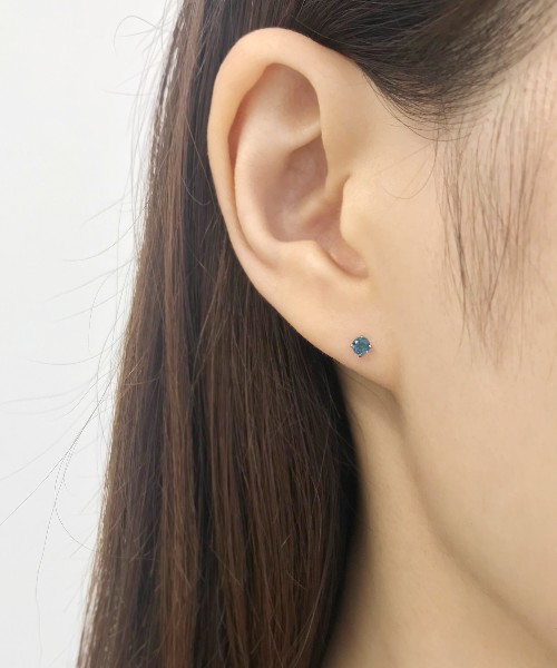 テイクアップ TAKE－UP ［ セカンドピアス］ Ptロンドンブルー