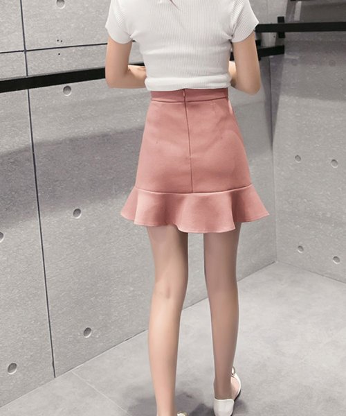 セール マーメイドスカート ミニスカート タイト フリル スカート Aラインスカート ミニミニストア Miniministore D Fashion