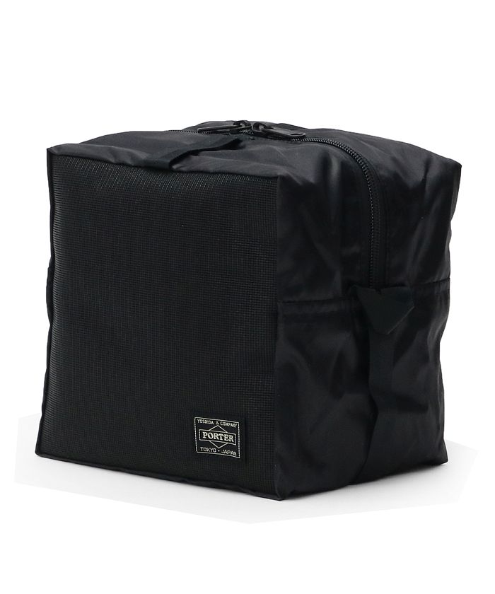 美品 PORTER ポーチ スナックパック 黒 吉田カバン ポーター PORTER ポーター スナックパック ポーチ(S)ー160 609ー