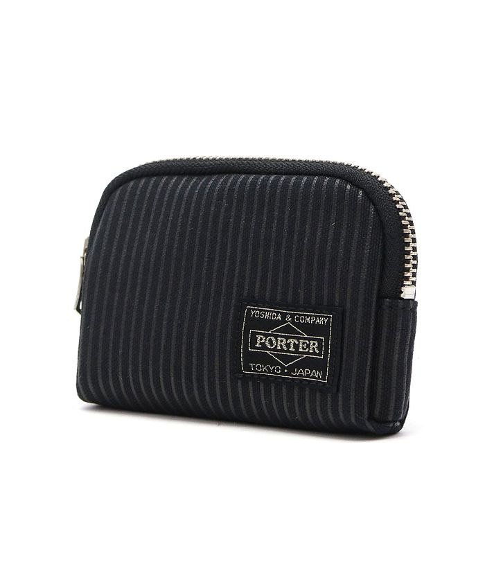 (美品) PORTER ドローイング ウォレットブラック 三つ折り財布 ポーター ドローイングウォレットブラック 財布 三つ折り