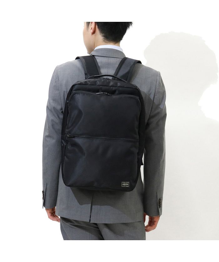 655-17875【美品】PORTER ポーター タイム デイパック バックパック ブラック