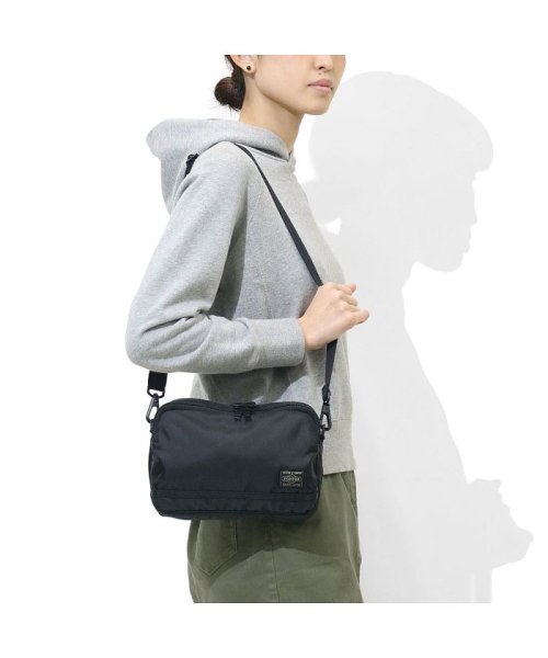 クーポン 吉田カバン ポーター ショルダーバッグ Porter Flash フラッシュ ショルダー ミニショルダー 斜めがけ 小さめ ナイロン 日本製 6 ポーター Porter D Fashion