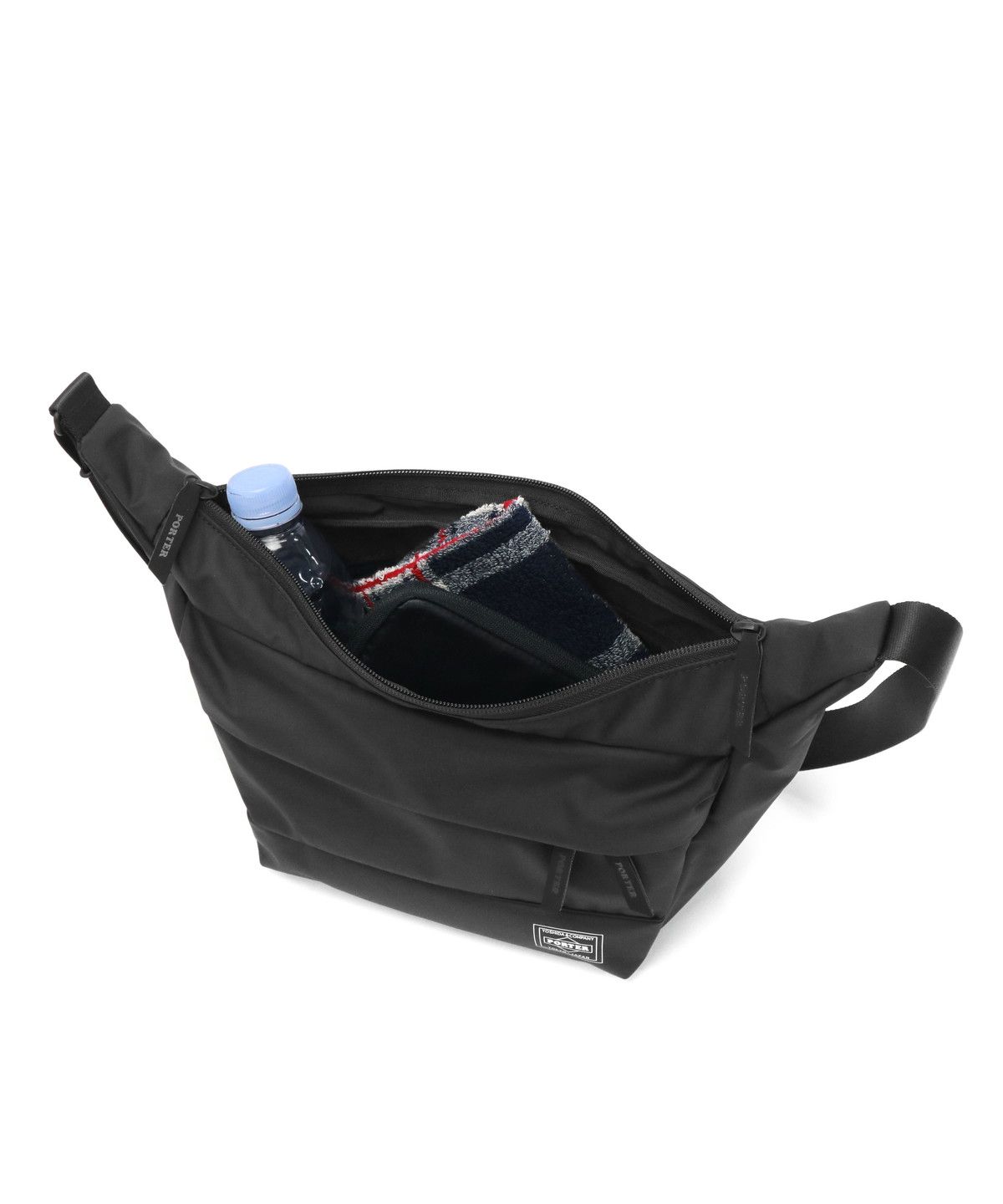PORTER ムース　ショルダーバッグ ブラック PORTER ポーター ムース ショルダーバッグ(L) 751-09874(751