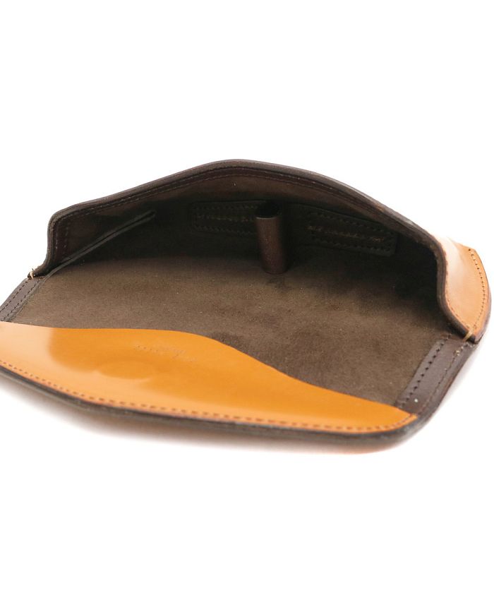 FIVE WOOD ブライドルレザー メガネケース ブラウン FIVE WOOD ブライドルレザー メガネケース ブラウン