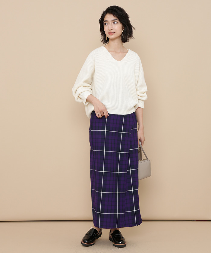 セール 60%OFF】ウールVネックコクーンプルオーバー(501105327