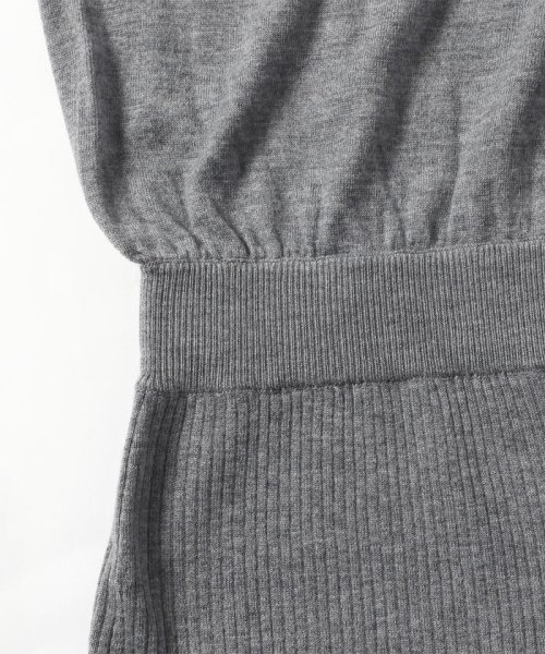 セール Ray Beams リブ 切り替え ニットワンピース ビームス アウトレット Beams Outlet D Fashion