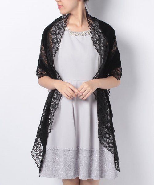 結婚式 お呼ばれ対応 ソフトベロアショール フォルムフォルマ Form Forma D Fashion