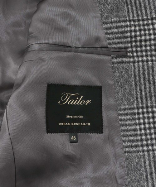 セール 50%OFF】URBAN RESEARCH Tailor ウールカシミヤグレンチェック