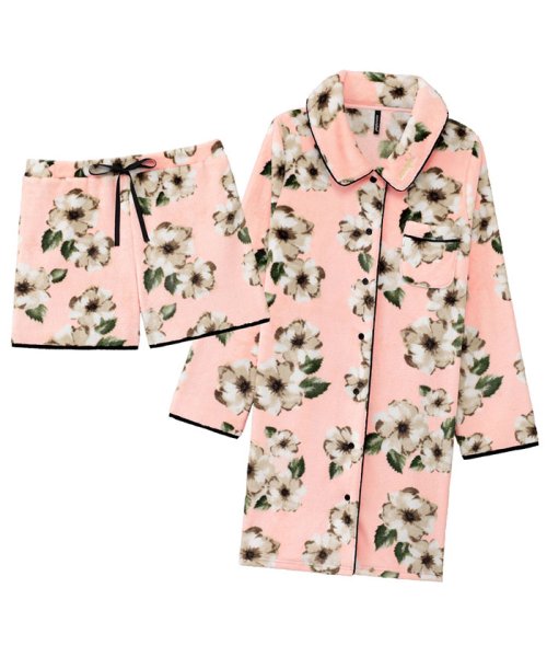 セール フリース ワンピース パジャマ 上下セット Aimerfeel エメフィール Aimerfeel D Fashion
