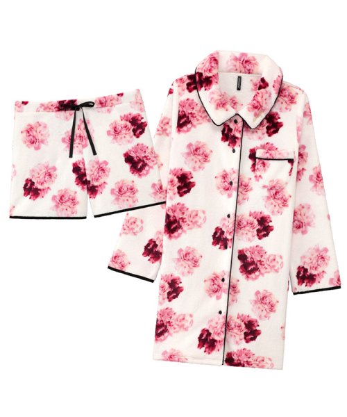 セール フリース ワンピース パジャマ 上下セット Aimerfeel エメフィール Aimerfeel D Fashion