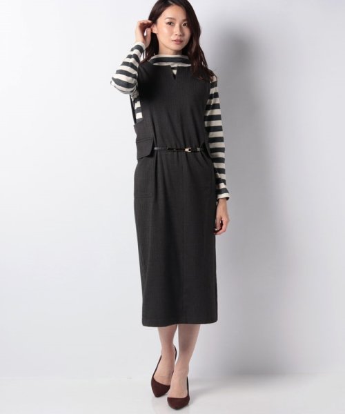 セール 50 Off キーネックヘリンボーンジャンパースカート ワンピース グレディブリリアン Gready Brilliant D Fashion