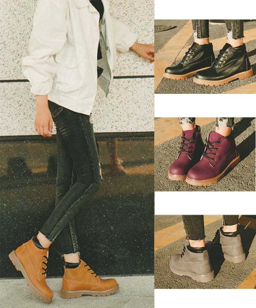 ブーツ ショートブーツ レディース ワークブーツ エンジニアブーツ カジュアル 即納 ミニミニストア Miniministore D Fashion