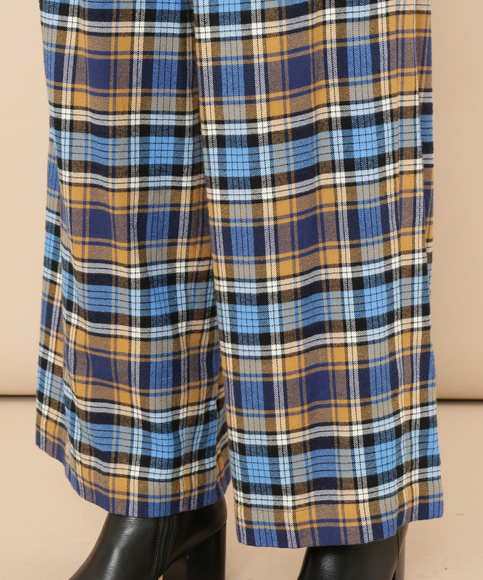 セール 70%OFF】ビエラチェックパンツ(501366466) | アダム エ