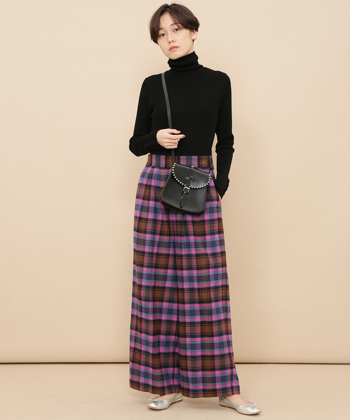 セール 70%OFF】ビエラチェックパンツ(501366466) | アダム エ