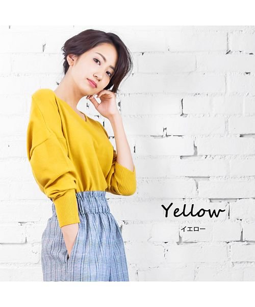 セール レディース トップス 無地 パネルボーダーニット Tops ミリアンデニ Mili An Deni D Fashion
