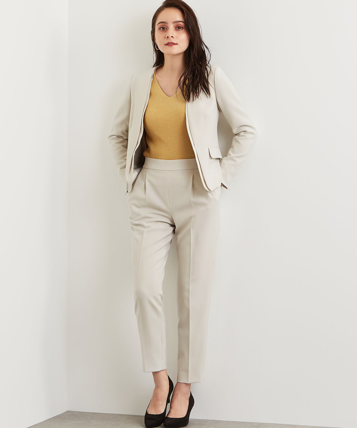 セール 50%OFF】[手洗い可能/ダブルクロス] ◇D テーパード