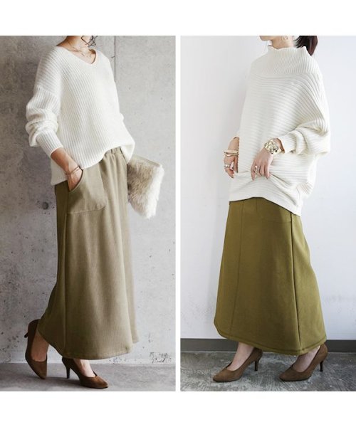 And It ぽかぽか楽ちんモームスカート M L Ll レディース ボトムス 裏起毛 暖かい 裏ボア 冬服 冬 スカート ロング マキシ 裏フリース アンドイット And It D Fashion And It ぽかぽか楽ちんモームスカート M L Ll レディース ボトムス 裏起毛 暖かい 裏ボア 冬服 冬 スカート ロング マキシ 裏フリース アンドイット And It D Fashion