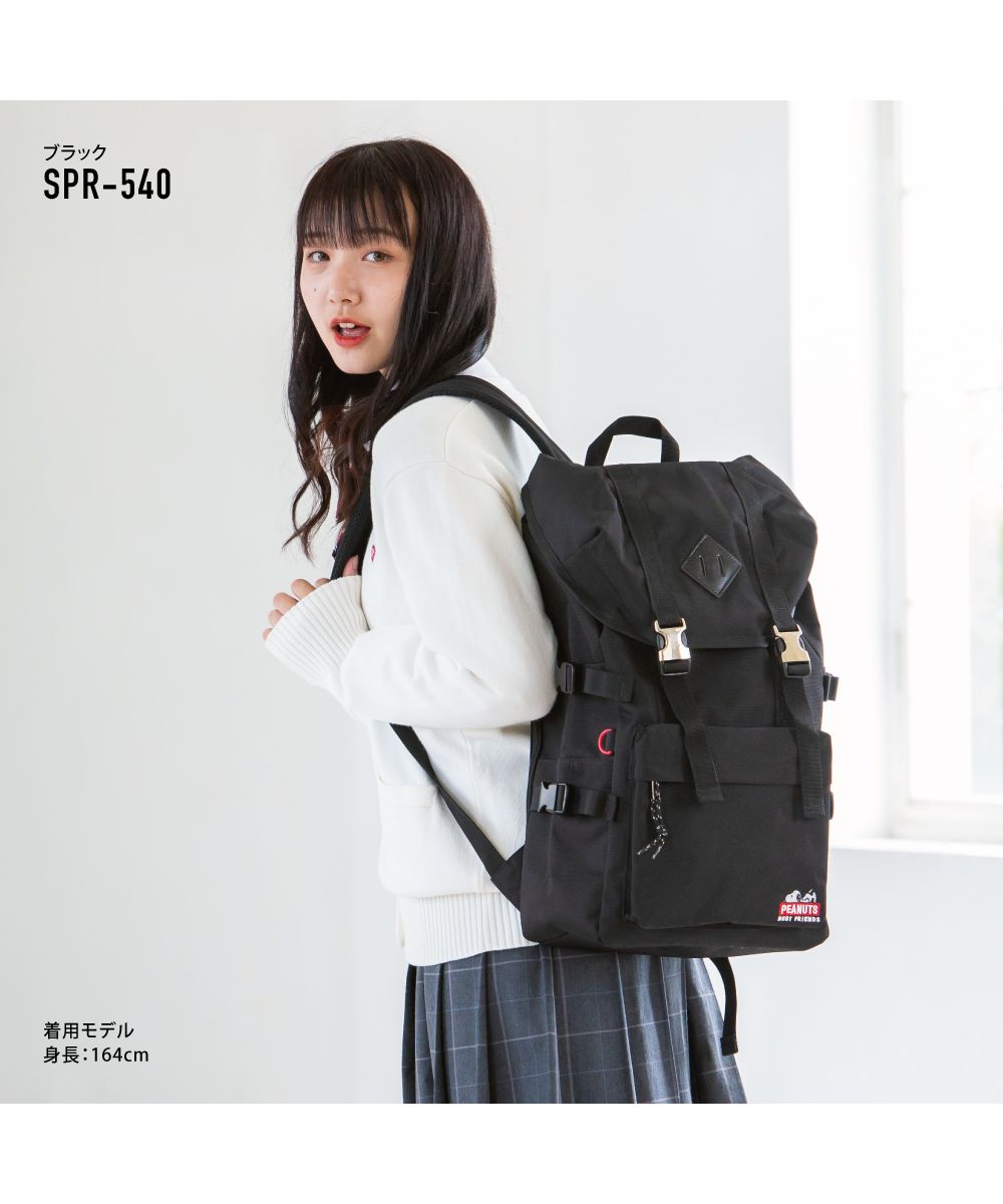 スヌーピー リュック フラップリュック 通学 部活 塾 かばん スク