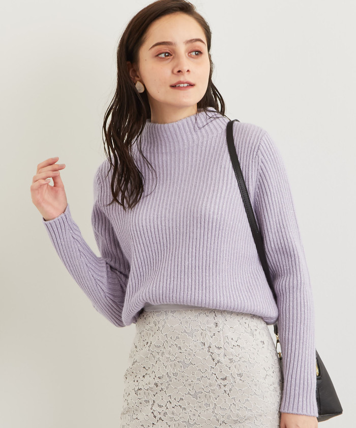 セール 50%OFF】CS ラメ ボトルネック ニット(501384086
