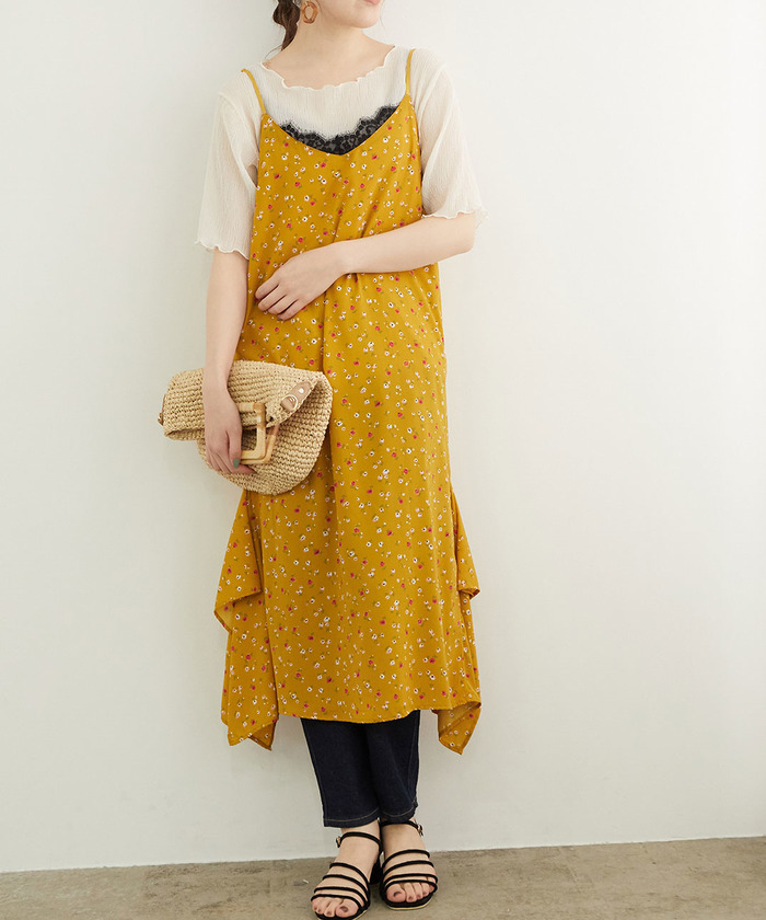 セール 50%OFF】小花柄キャミワンピース(500378066) | ロペ セール 50%OFF】小花柄キャミワンピース(500378066) | ロペ