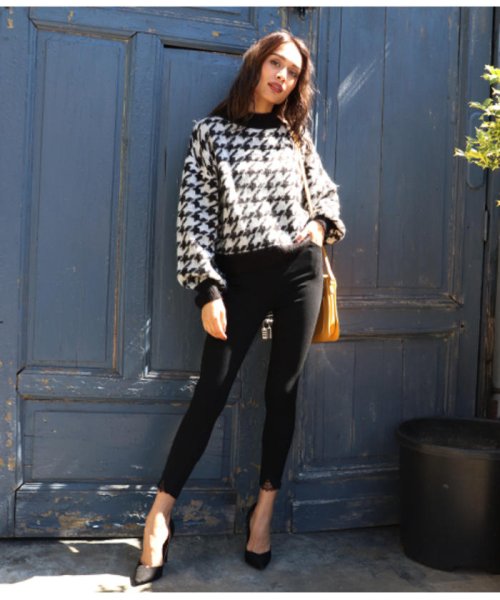 セール 千鳥柄ニットtops アナップ Anap のニット セーター通販 D