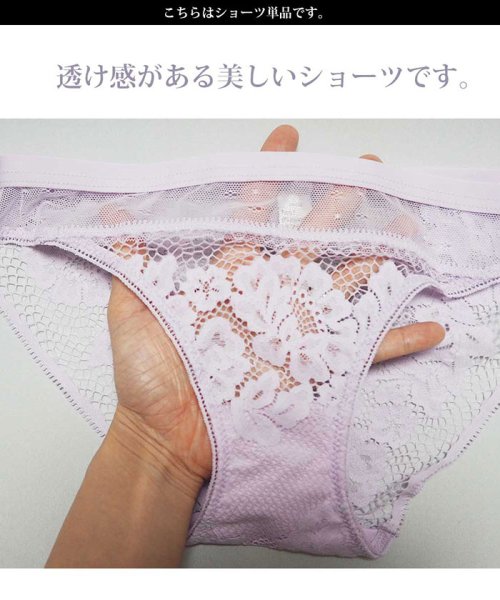 解放感 総レースショーツ 透け感 レース シースルー ショーツ 下着 パンツ スケスケ ロマンスロココ Romance Rococo D Fashion 解放感 総レースショーツ 透け感 レース シースルー ショーツ 下着 パンツ スケスケ ロマンスロココ Romance Rococo D Fashion