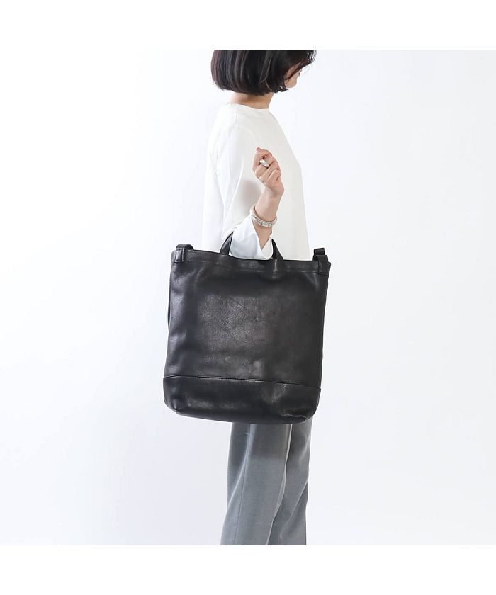 slow fino one shoulder bag 黒 レザー トートバッグ